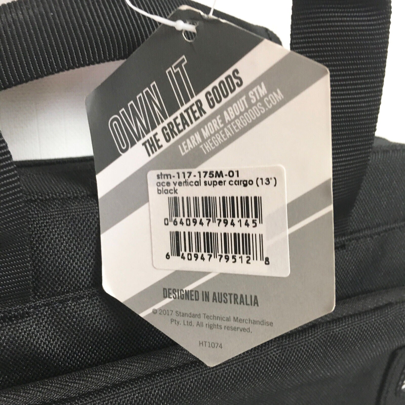 ACE ECO CARGO 14in - BLACK Laptop Bag ACE ECO CARGO 14in - BLACK Laptop Bag